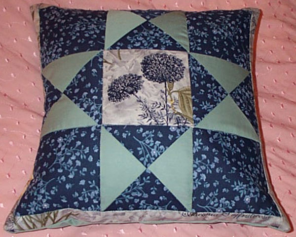 Ohio Star pillow